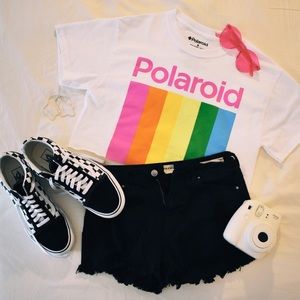 POLAROID TOP NWT🌈